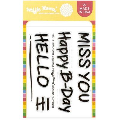 Waffle Flower Stempel - Beach Days Greetings
